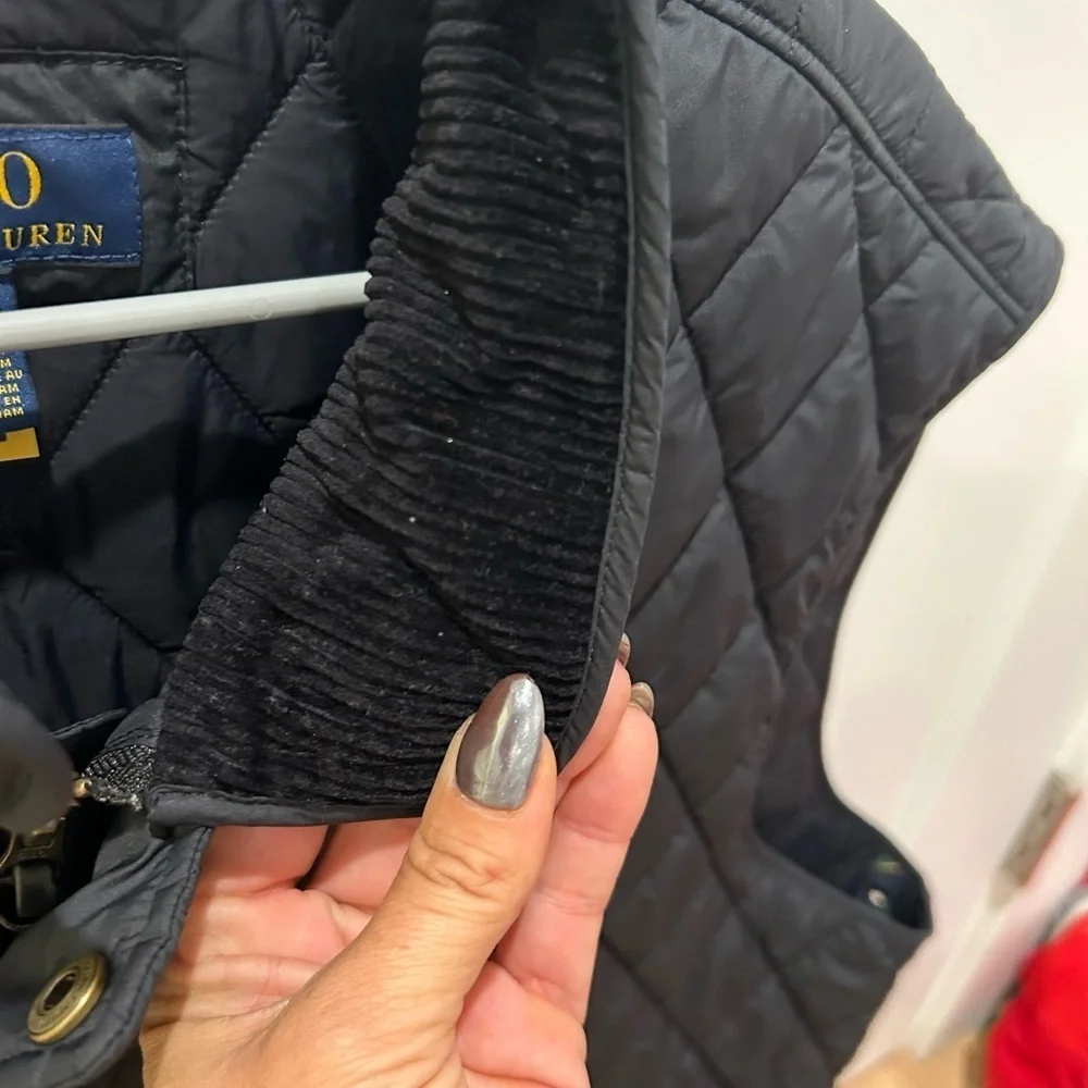 Ralph Lauren Polo Men's Quilted Black Vest